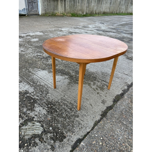 158 - Mid century  teak extending dining table