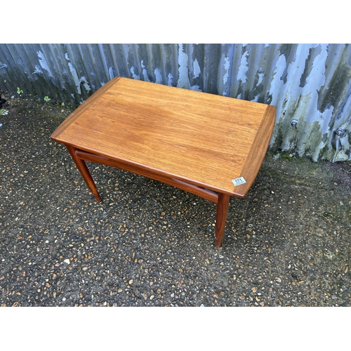 171 - A g plan teak coffee table 80x50x45