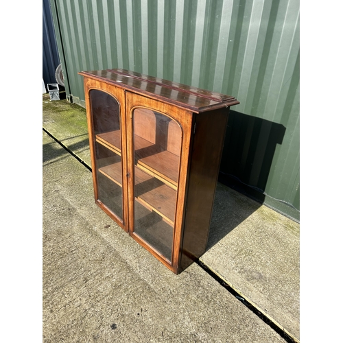 308 - A Victorian mahogany cabinet  119x35x120