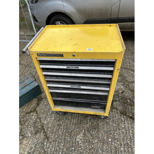 408 - CLARKE CONTRACTORS TROLLEY TOOL CHEST