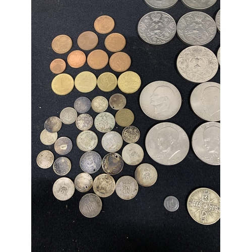 1012 - Collection of English and foreign coins plus notes