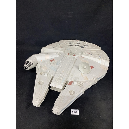 580 - 4 Hasbro Star Wars Models inc Millennium Falcon (see separate photos)