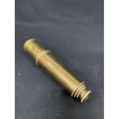 596 - Large four draw Brass Telescope