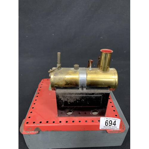 694 - Model Mahmod Steam Stationary Engine