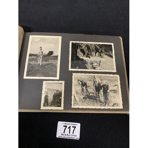 717 - WW2 Arbeitsdienst photo Album with 55 photographs