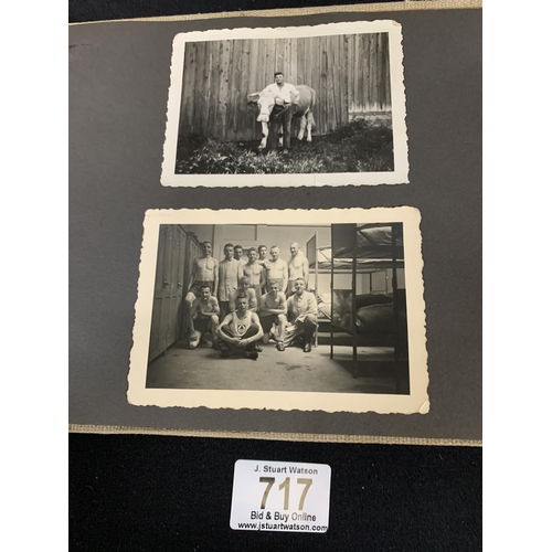 717 - WW2 Arbeitsdienst photo Album with 55 photographs