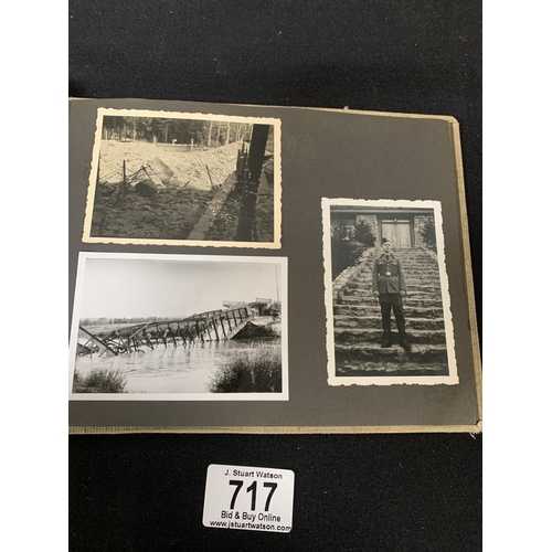 717 - WW2 Arbeitsdienst photo Album with 55 photographs