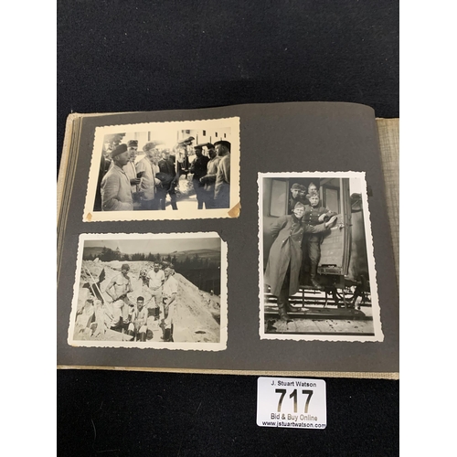 717 - WW2 Arbeitsdienst photo Album with 55 photographs