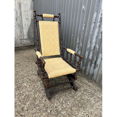 An American spring rocker chair