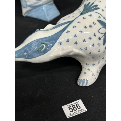 4 David T Sharp, Rye, England, figures, Squirrel height 22 cms no ...