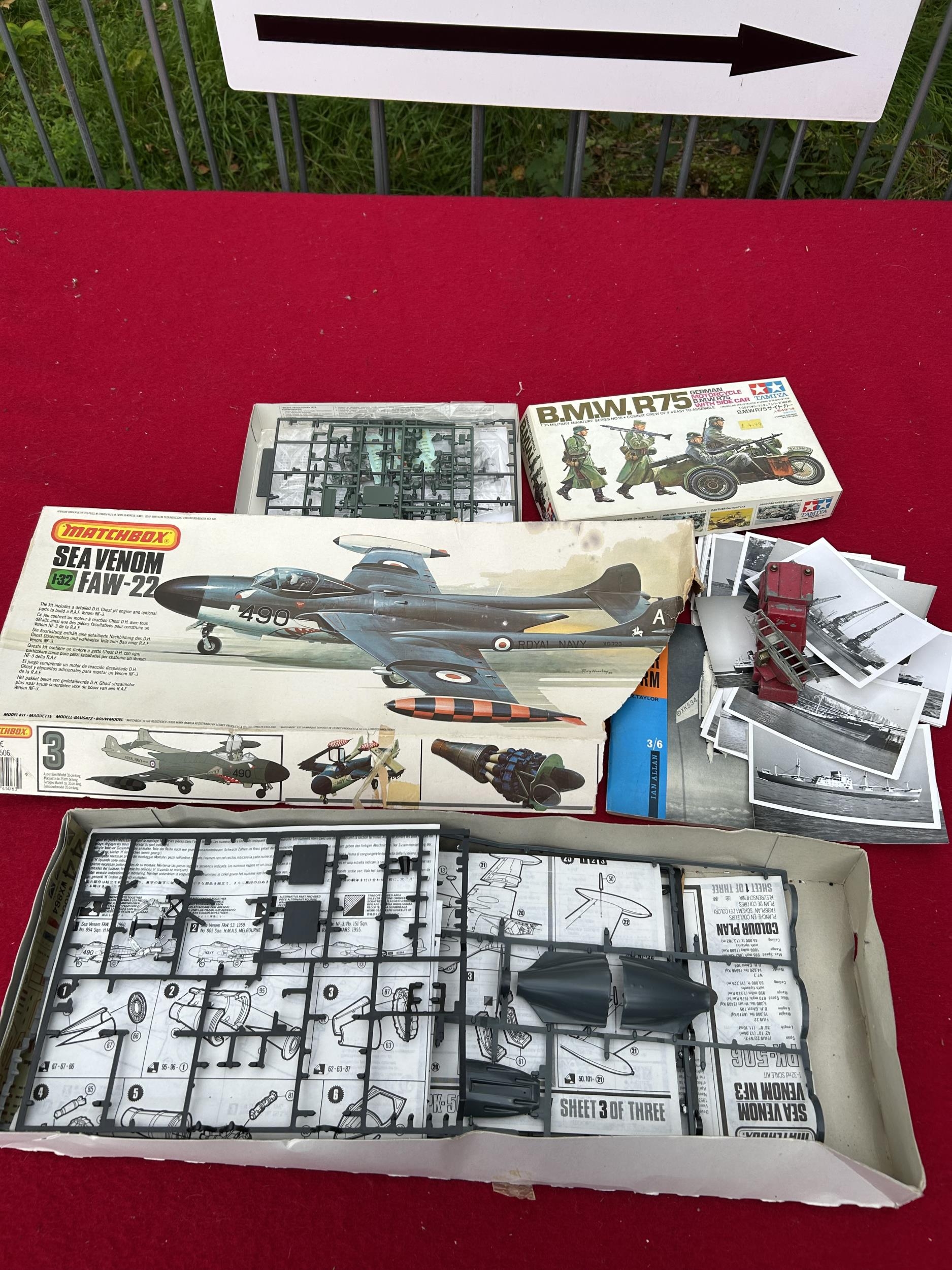 2 part model kits a/f and shipping photos