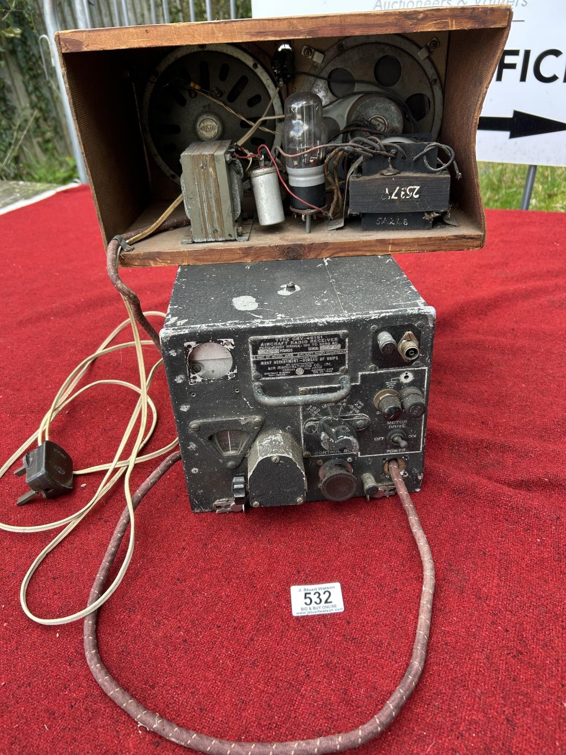 Aircraft radio receiver and speaker (2)