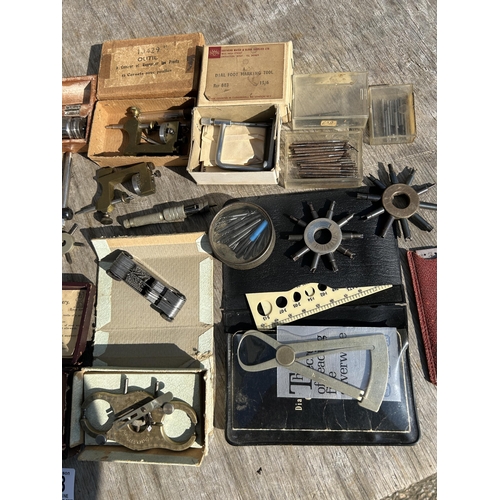 Collection of vintage Watchmakers Tools