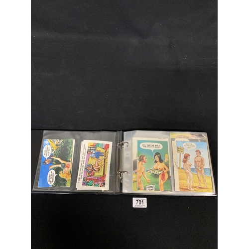 Album of 102 Saucy Bamforth Seaside Postcards