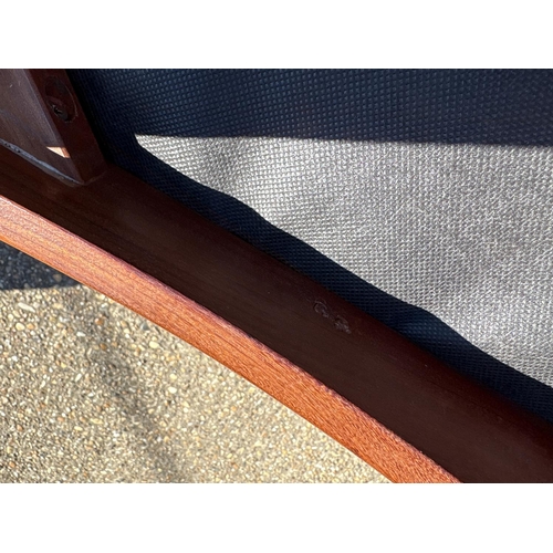 123 - A set of six mid century teak dining chairs (possibly Richard Hornby)