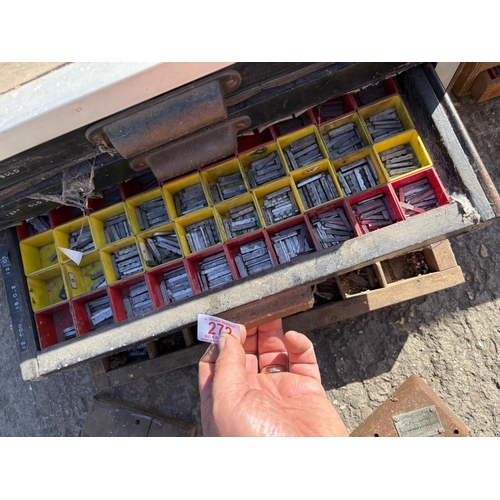 272 - A collection of printing blocks in four chests (all loaded)