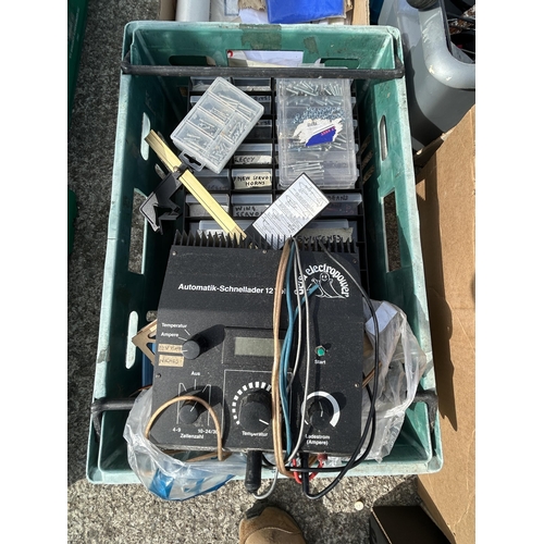 538 - Large quantity (10 boxes) of Model aircraft parts plus jacket and overall