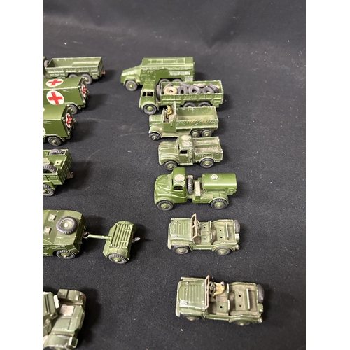 639 - Twenty Dinky Military Vehicles