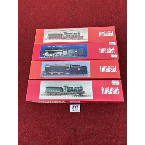 Finecast: Four Finecast model Loco kits
