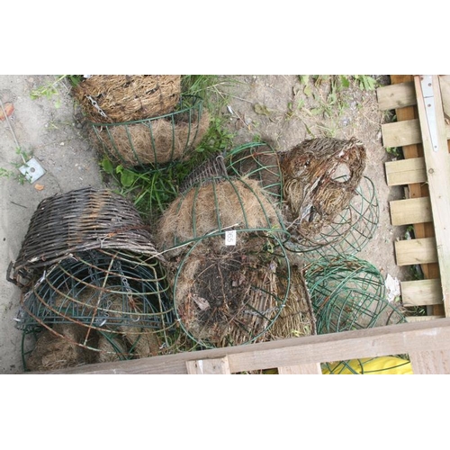 65 - QUANTITY OF HANGING BASKETS