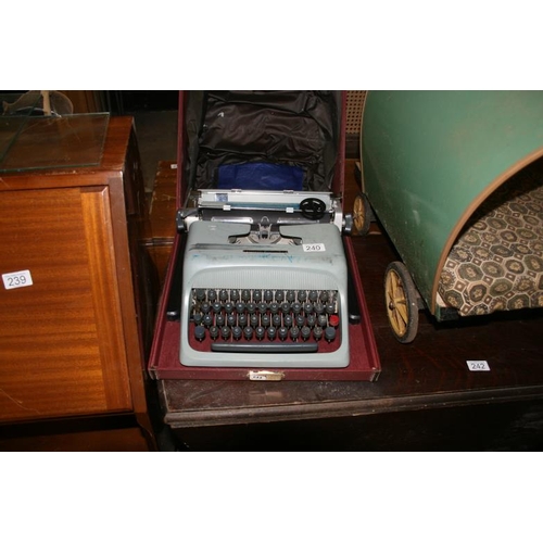 240 - VINTAGE OLIVETTI TYPEWRITER