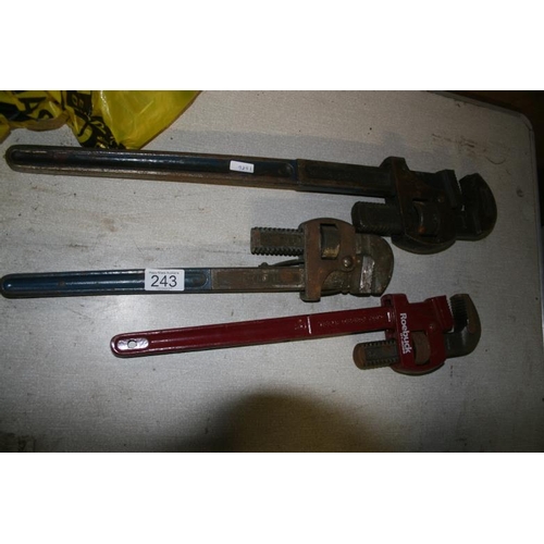 243 - 3 WRENCHES