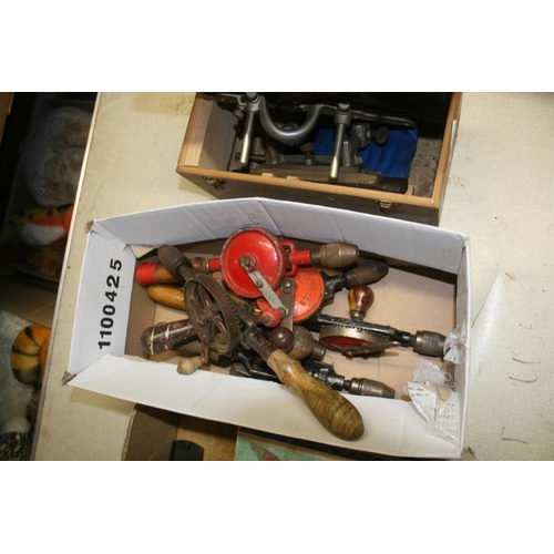 251 - BOX OF HAND DRILLS