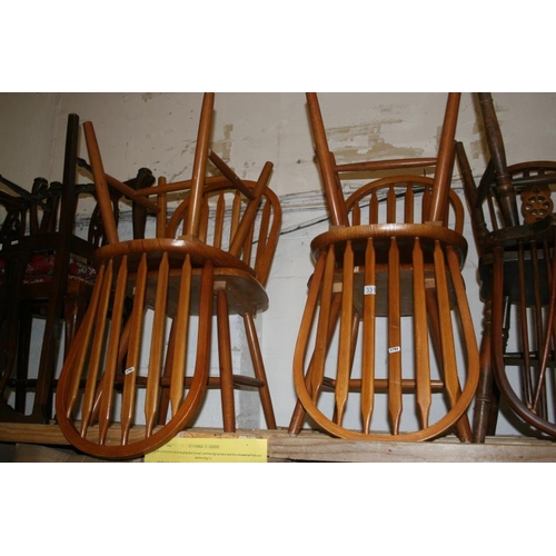 331 - set of four dining chairs