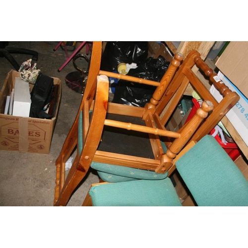 354 - TWO PINE DINING CHAIRS