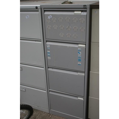 118 - 2 FILING CABINETS