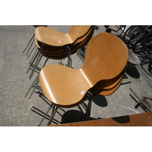 126B - 4 CAFE CHAIRS