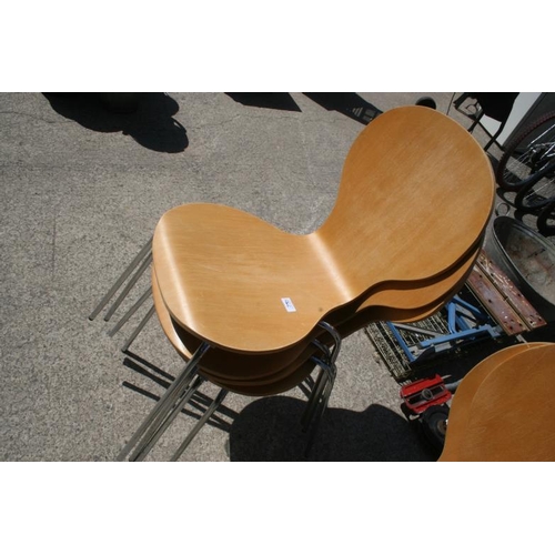 126C - 4 CAFE CHAIRS