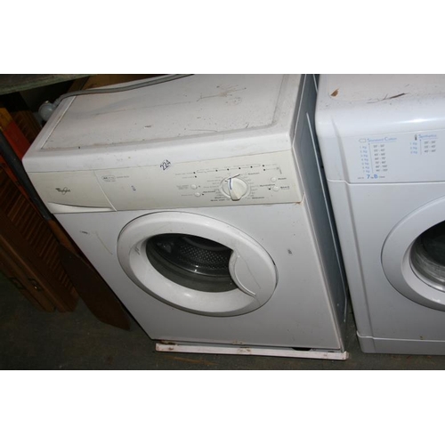 224 - WHIRLPOOL WASHING MACHINE