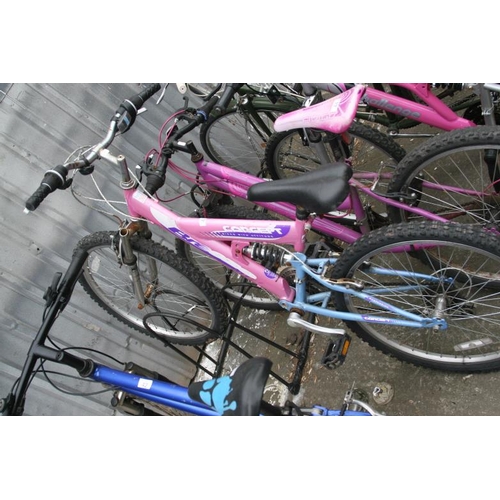 43 - PINK AND BLUE CONCEPT BIKE