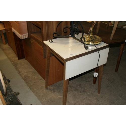 338 - SMALL FORMICA TABLE