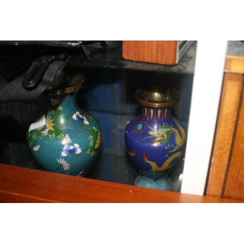 451A - 2 DECORATIVE VASES