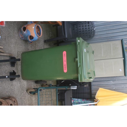 181 - GREEN WHEELIE BIN