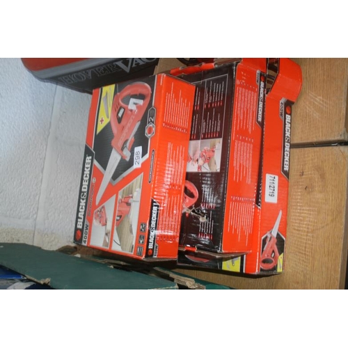 298 - FIVE BLACK AND DECKER SCORPION SAWS (SHOP RETURNS)