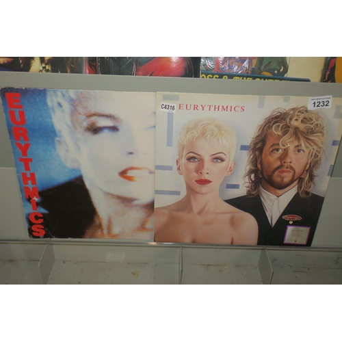 1232 - 2X EURYTHMICS RECORDS- REVENGE & BE YOURSELF TONIGHT