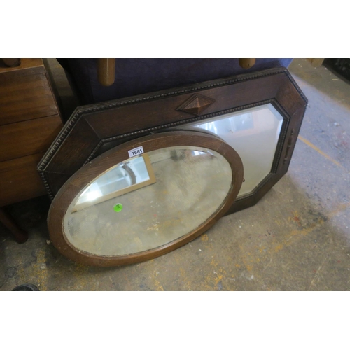 1681 - 2 VINTAGE MIRRORS