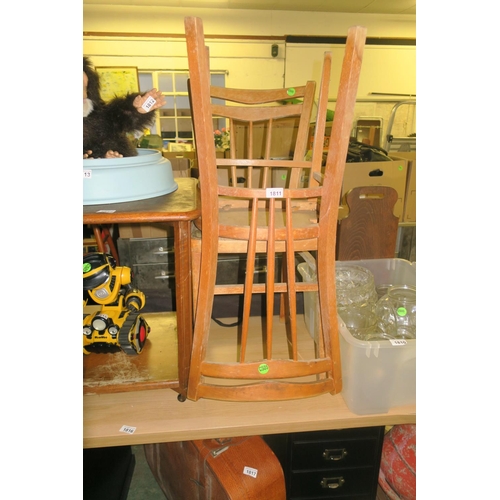 1811 - 2 VINTAGE STICKBACK CHAIRS