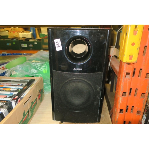 116 - SONY SUBWOOFER