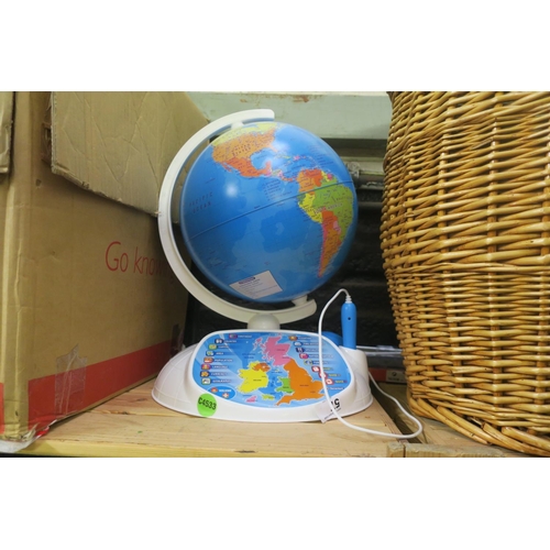 57 - CHILDS INTERACTIVE/EDUCATIONAL TALKING GLOBE