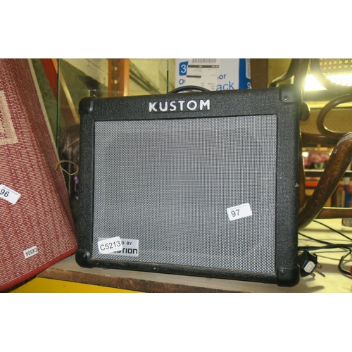 97 - KUSTOM BASS GUITAR AMPLIFIER