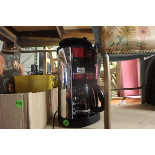 209 - MORPHY RICHARDS FILTER COFFEE MACHINE