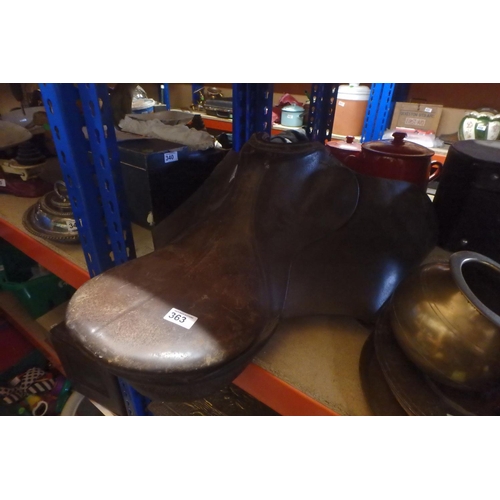 363 - LEATHER SADDLE