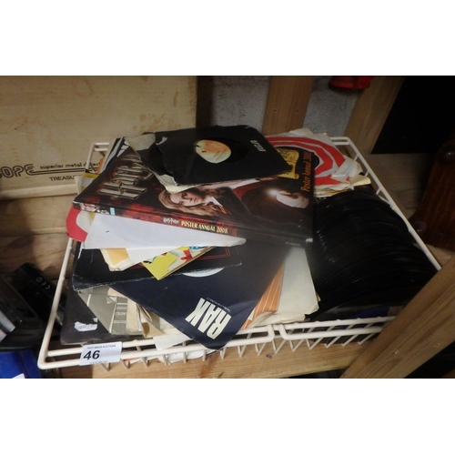 46 - CRATE OF 45 R.P.M RECORDS