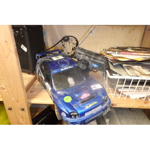 48 - SUBARU IMPREZA STI R/C CAR W/CONTROLLER