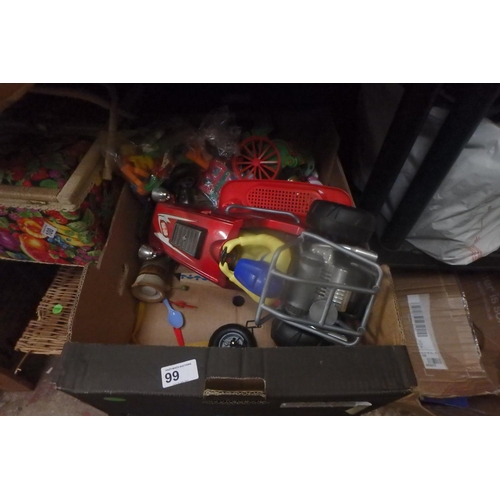 99 - BOX OF TOYS & ODDS