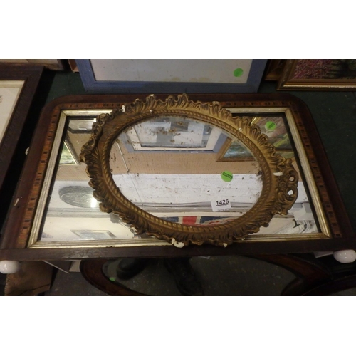 1426 - 2 VINTAGE MIRRORS